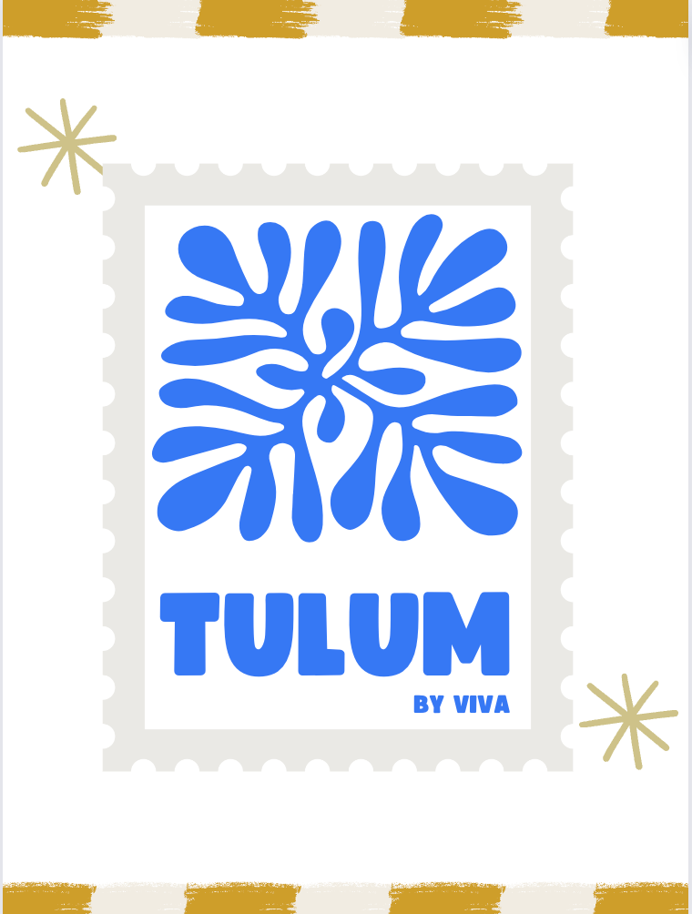 Tulum sticker stamp